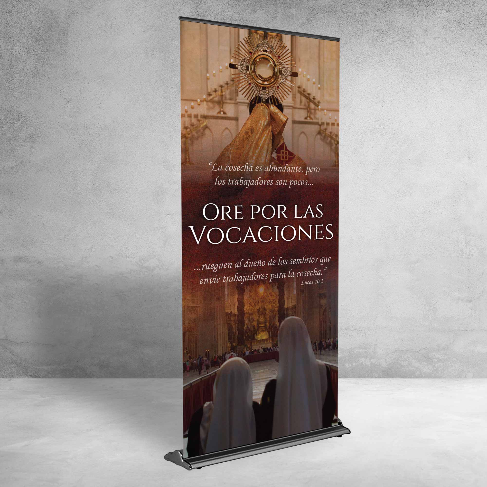 Banner The Harvest Is Abundant Espanol Vianney Vocations